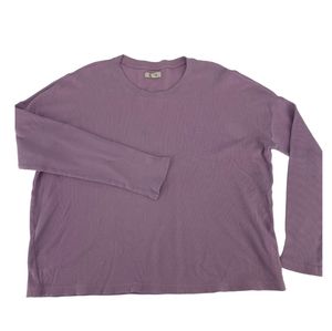 4/$25 Madewell Waffle Knit Long Sleeve Shirt Womens Size Large